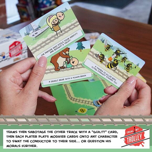 Trial by Trolley | A Party Game of Moral Dilemmas and Trolley Murder - Picture 7 of 8